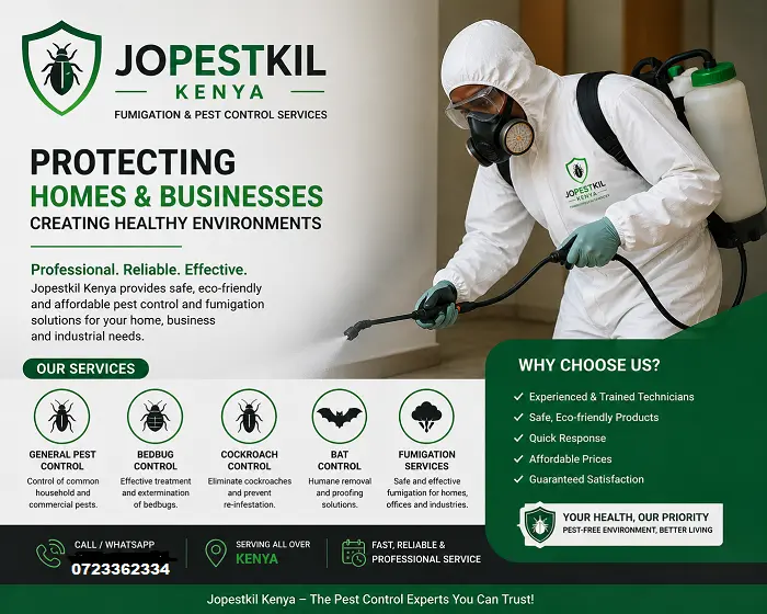 Jopestkil pest control technician carrying professional spraying equipment